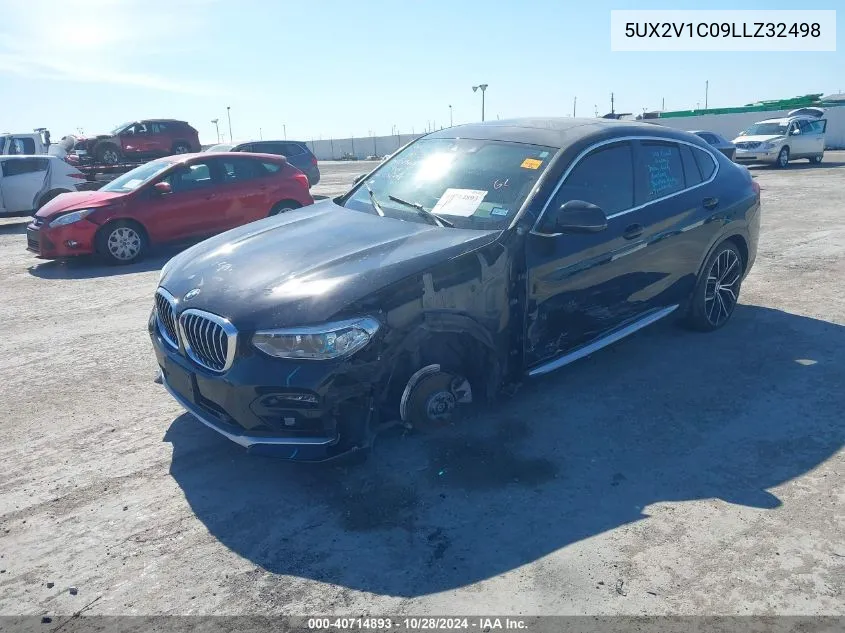 2020 BMW X4 xDrive30I VIN: 5UX2V1C09LLZ32498 Lot: 40714893