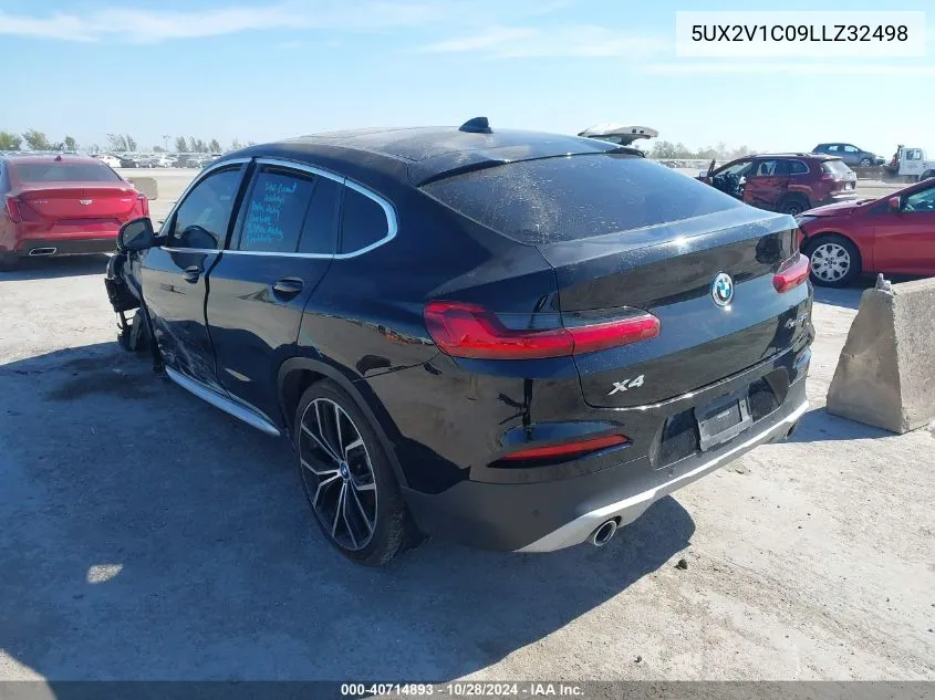 2020 BMW X4 xDrive30I VIN: 5UX2V1C09LLZ32498 Lot: 40714893