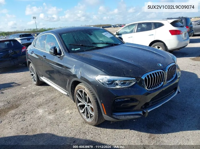 2020 BMW X4 xDrive30I VIN: 5UX2V1C02L9C09074 Lot: 40839979