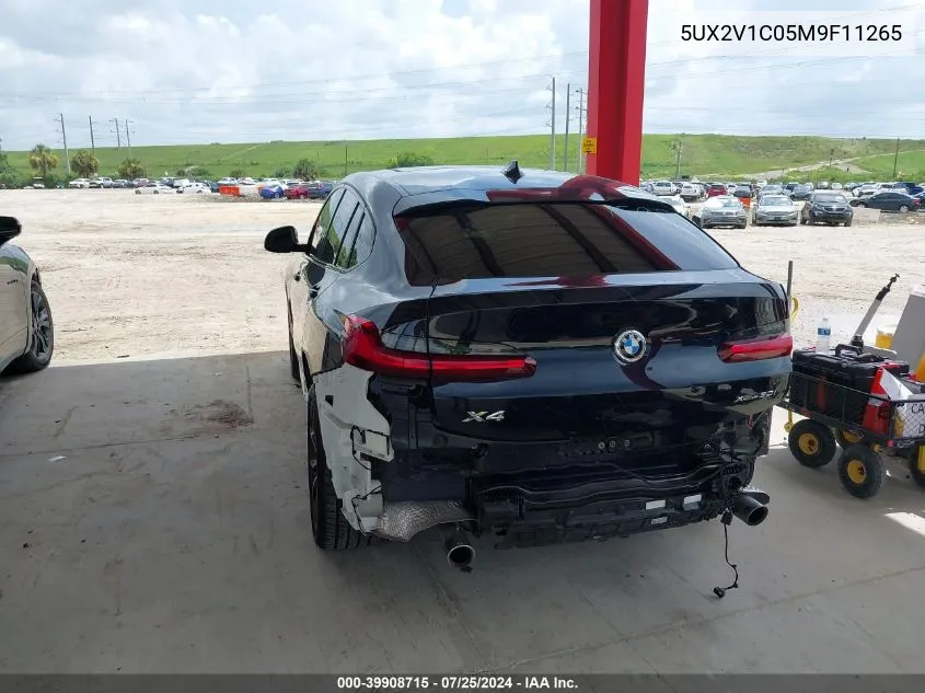 2021 BMW X4 xDrive30I VIN: 5UX2V1C05M9F11265 Lot: 39908715