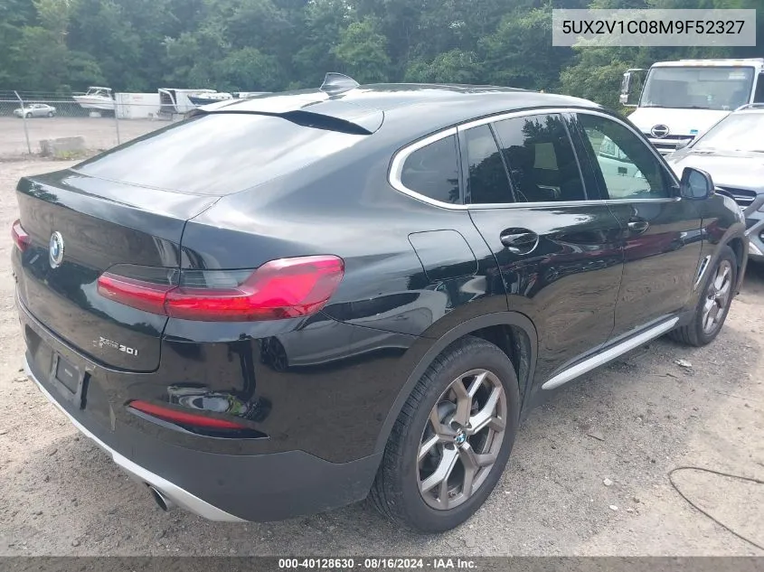 2021 BMW X4 xDrive30I VIN: 5UX2V1C08M9F52327 Lot: 40128630