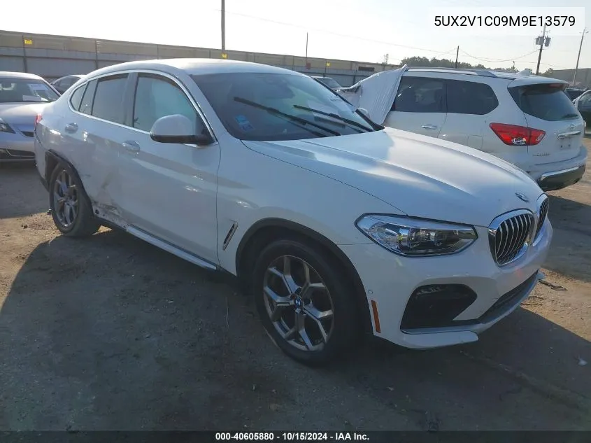 2021 BMW X4 xDrive30I VIN: 5UX2V1C09M9E13579 Lot: 40605880