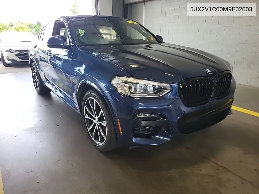 2021 BMW X4 xDrive30I VIN: 5UX2V1C00M9E02003 Lot: 40697182