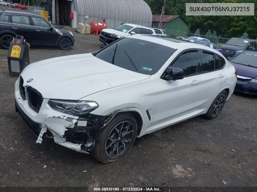 5UX43DT06N9J37215 2022 BMW X4 M40I