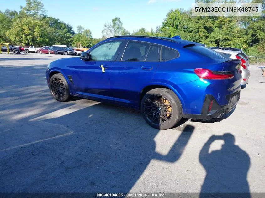 5YM23EC01N9K48745 2022 BMW X4 M