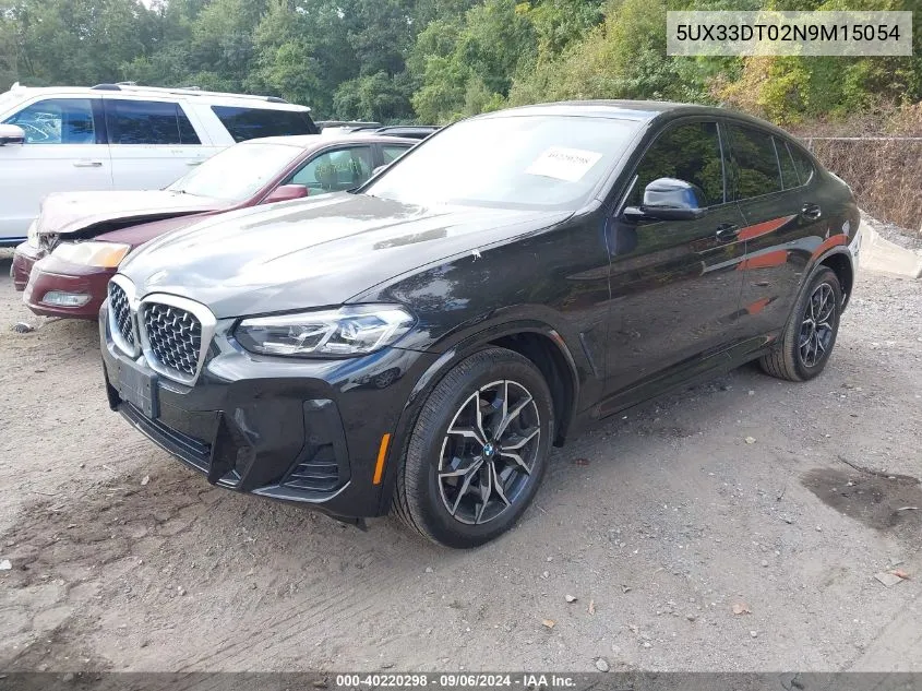 5UX33DT02N9M15054 2022 BMW X4 xDrive30I