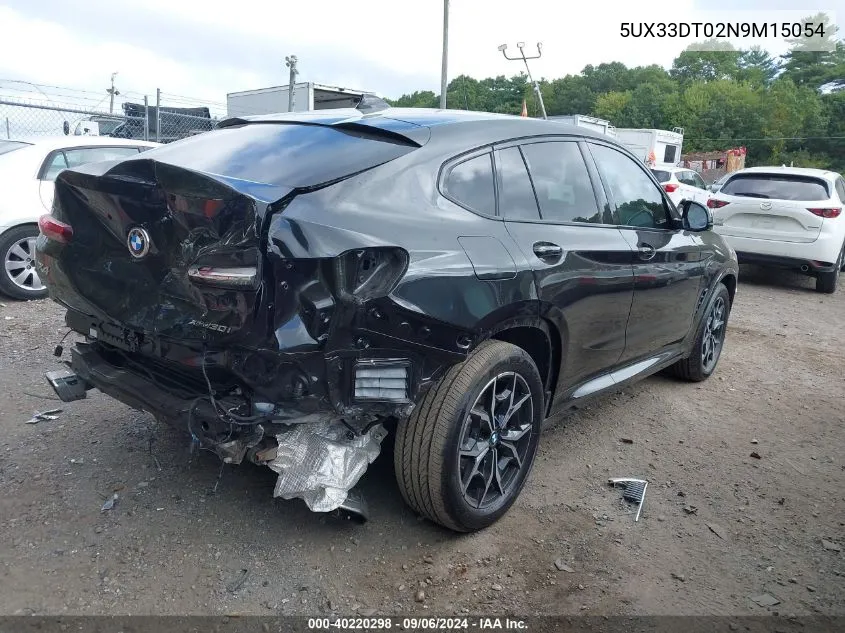 5UX33DT02N9M15054 2022 BMW X4 xDrive30I