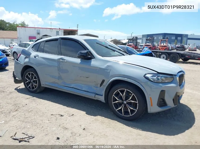 2023 BMW X4 M40I VIN: 5UX43DT01P9R28321 Lot: 39691066