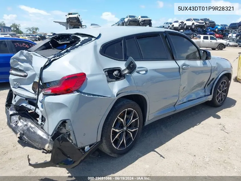 2023 BMW X4 M40I VIN: 5UX43DT01P9R28321 Lot: 39691066