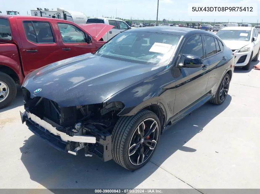 2023 BMW X4 M40I VIN: 5UX43DT08P9R75412 Lot: 39800843