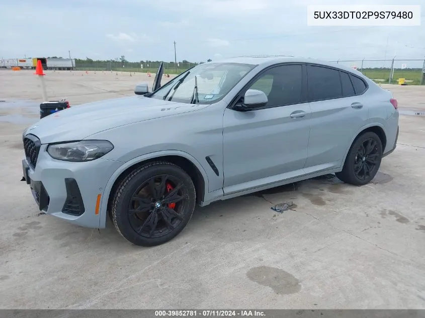 2023 BMW X4 xDrive30I VIN: 5UX33DT02P9S79480 Lot: 39852781