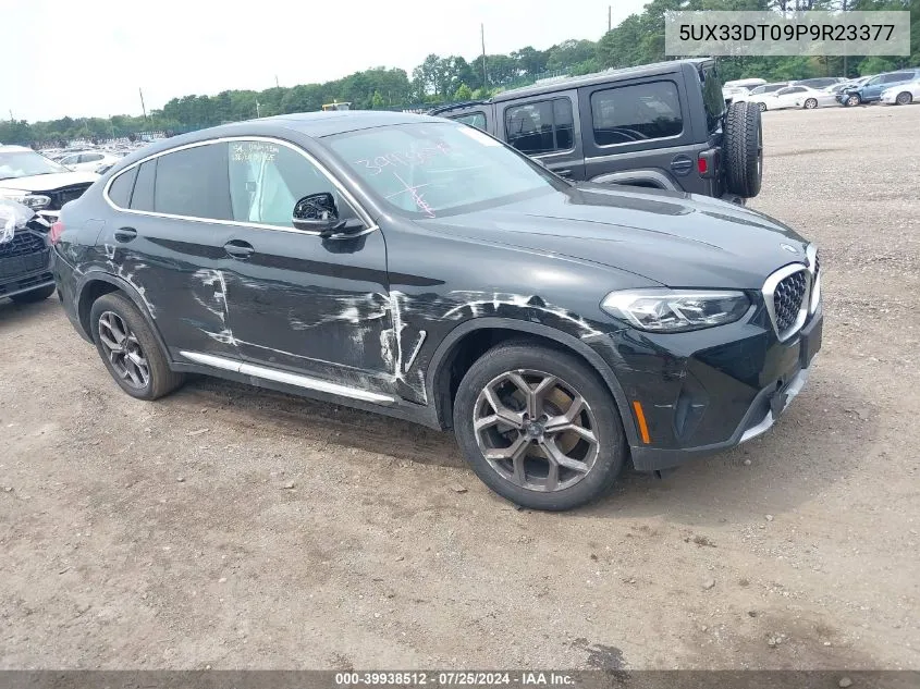 2023 BMW X4 xDrive30I VIN: 5UX33DT09P9R23377 Lot: 39938512