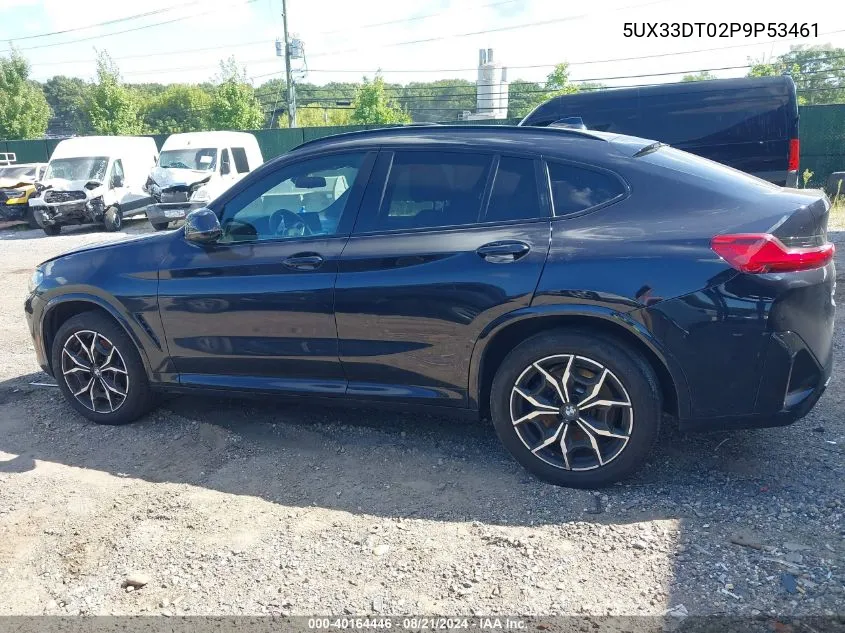 2023 BMW X4 xDrive30I VIN: 5UX33DT02P9P53461 Lot: 40164446