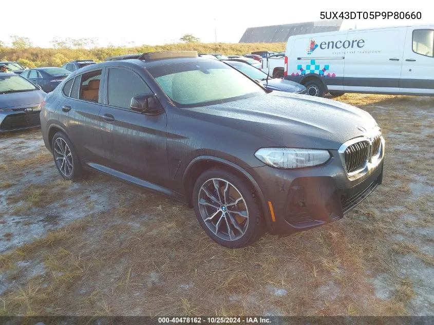 2023 BMW X4 M40I VIN: 5UX43DT05P9P80660 Lot: 40478162