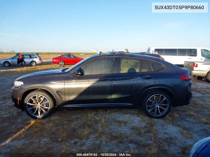 2023 BMW X4 M40I VIN: 5UX43DT05P9P80660 Lot: 40478162