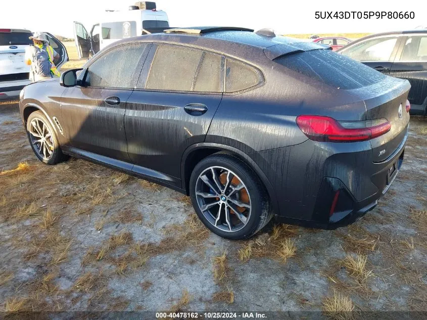 2023 BMW X4 M40I VIN: 5UX43DT05P9P80660 Lot: 40478162