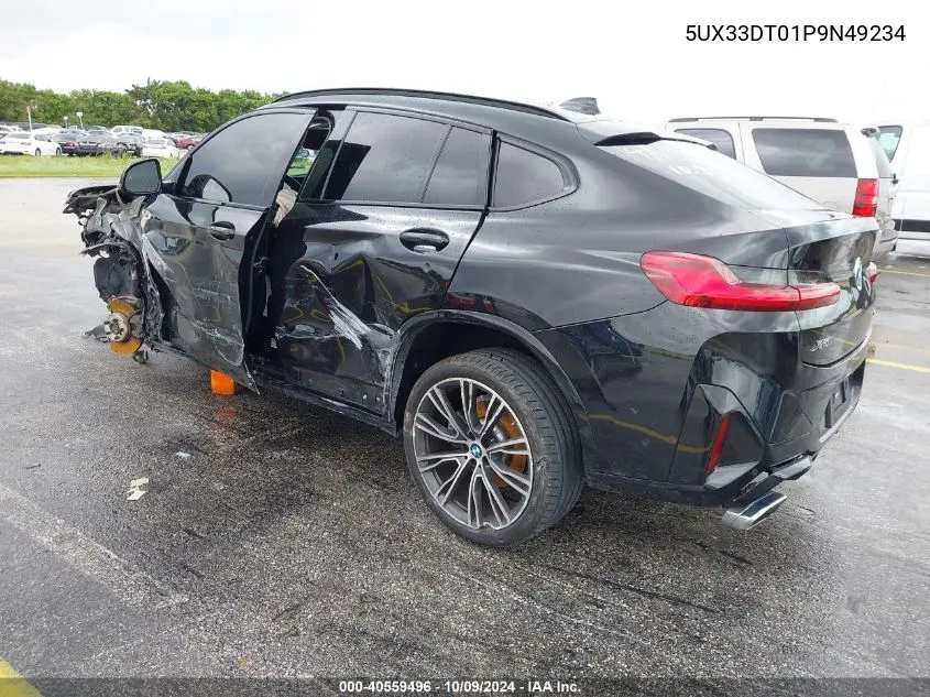 2023 BMW X4 xDrive30I VIN: 5UX33DT01P9N49234 Lot: 40559496