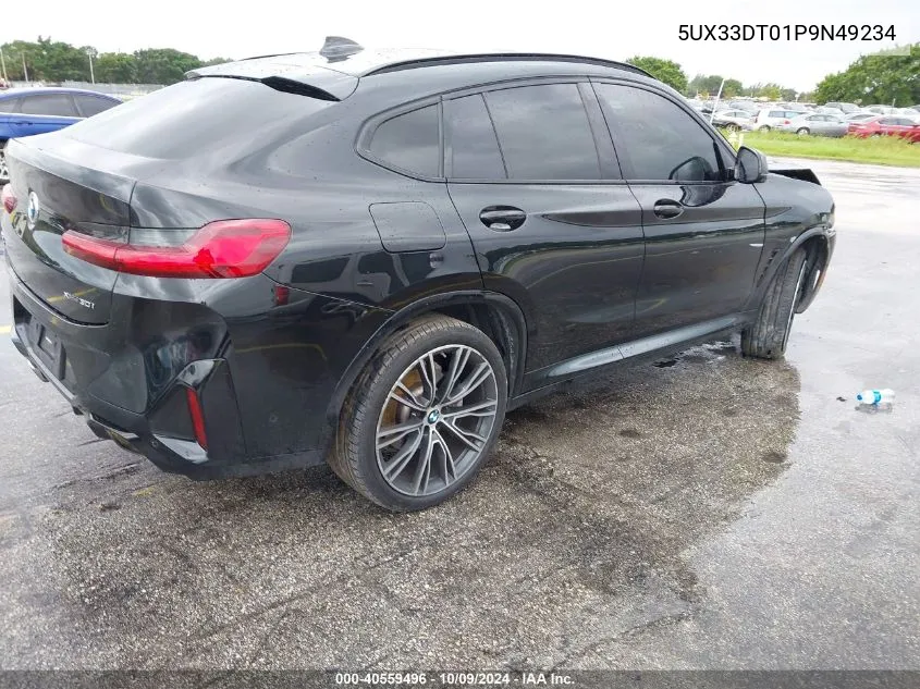 2023 BMW X4 xDrive30I VIN: 5UX33DT01P9N49234 Lot: 40559496