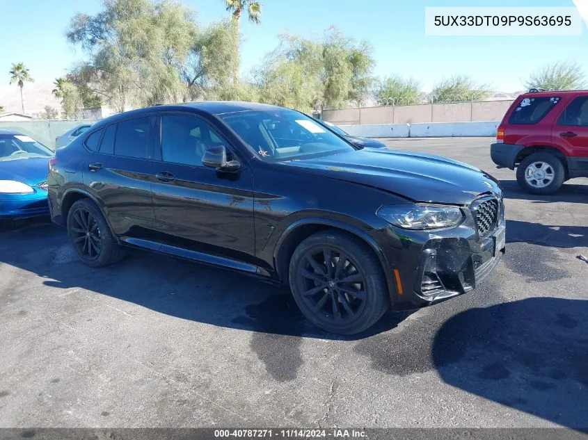 2023 BMW X4 xDrive30I VIN: 5UX33DT09P9S63695 Lot: 40787271