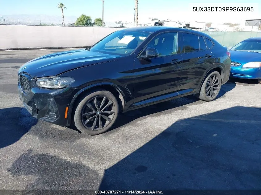 2023 BMW X4 xDrive30I VIN: 5UX33DT09P9S63695 Lot: 40787271