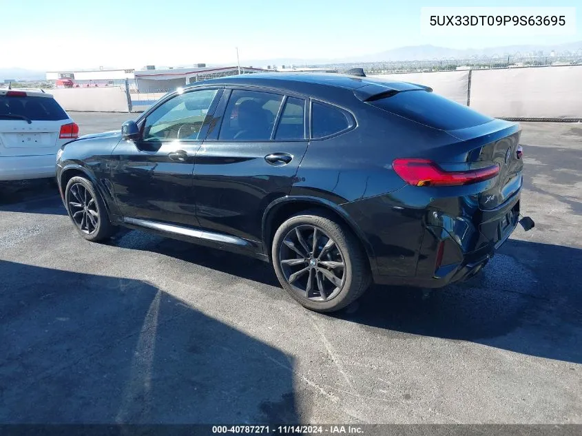 2023 BMW X4 xDrive30I VIN: 5UX33DT09P9S63695 Lot: 40787271