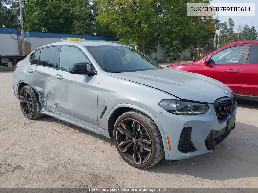 5UX43DT07R9T86614 2024 BMW X4 M40I