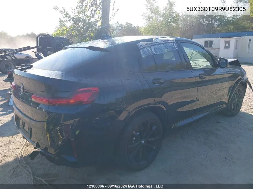 2024 BMW X4 VIN: 5UX33DT09R9U82305 Lot: 12100086