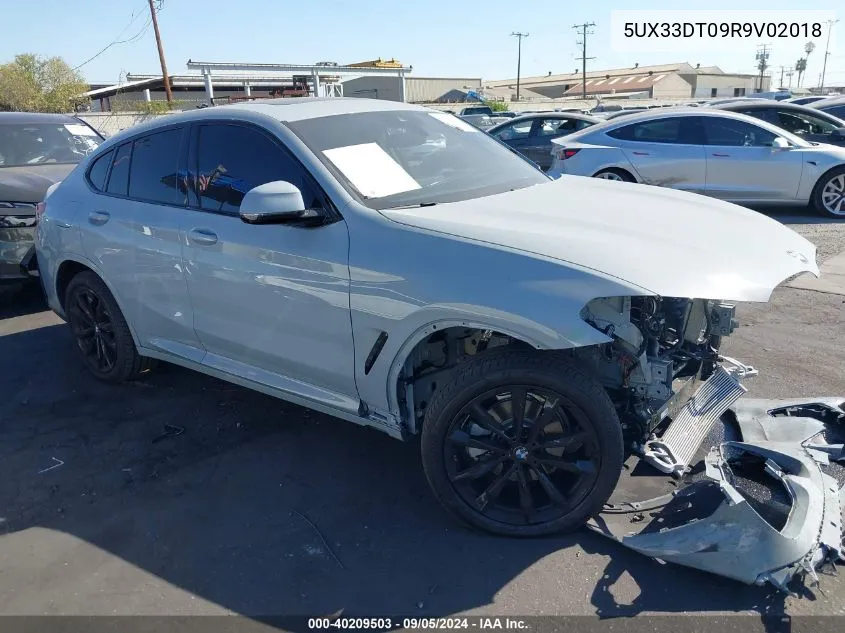 5UX33DT09R9V02018 2024 BMW X4 xDrive30I