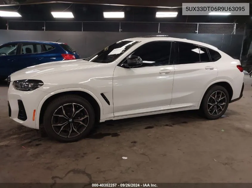 2024 BMW X4 xDrive30I VIN: 5UX33DT06R9U63095 Lot: 40352257