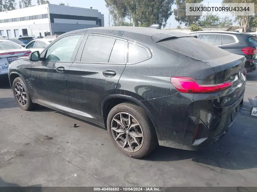 5UX33DT00R9U43344 2024 BMW X4 xDrive30I