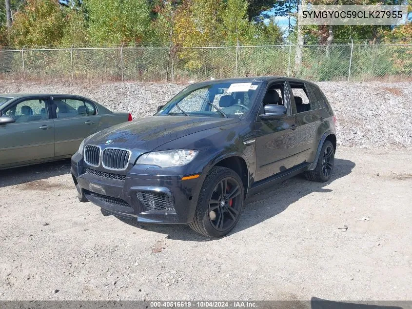 2012 BMW X5 M VIN: 5YMGY0C59CLK27955 Lot: 40516619