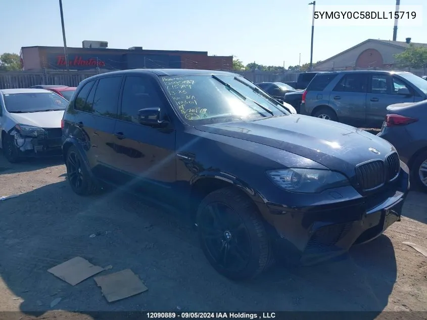 2013 BMW X5 M VIN: 5YMGY0C58DLL15719 Lot: 12090889