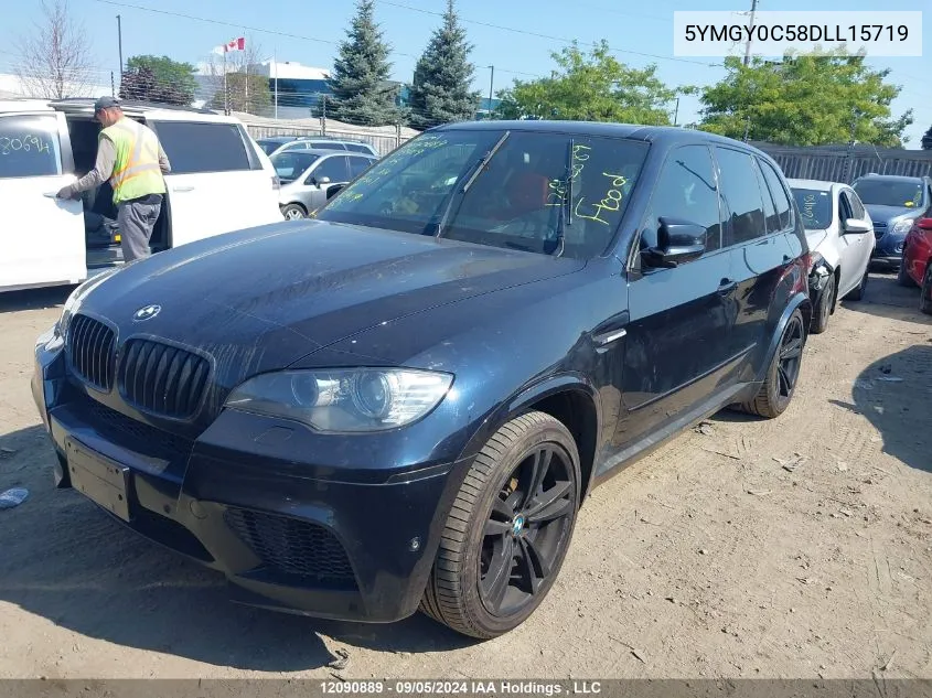 2013 BMW X5 M VIN: 5YMGY0C58DLL15719 Lot: 12090889