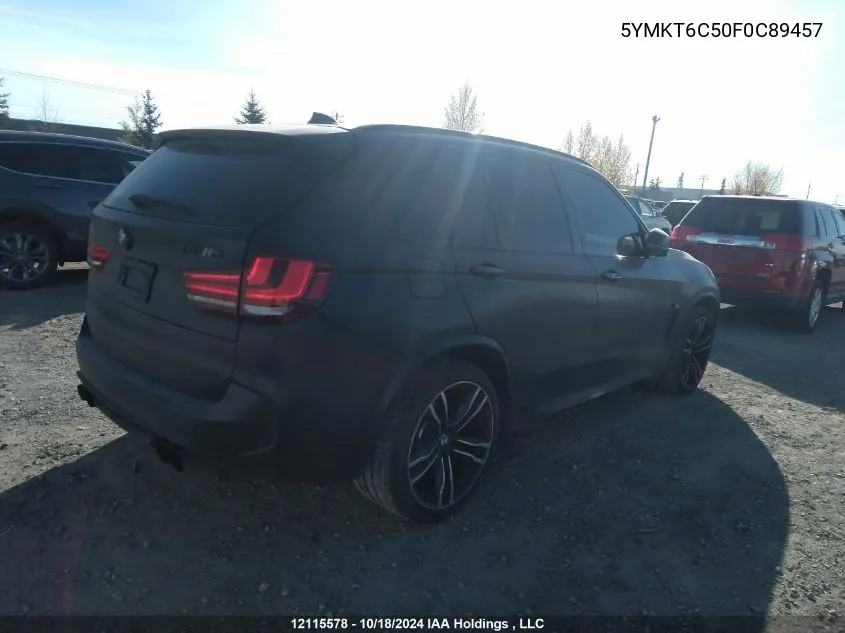 5YMKT6C50F0C89457 2015 BMW X5 M