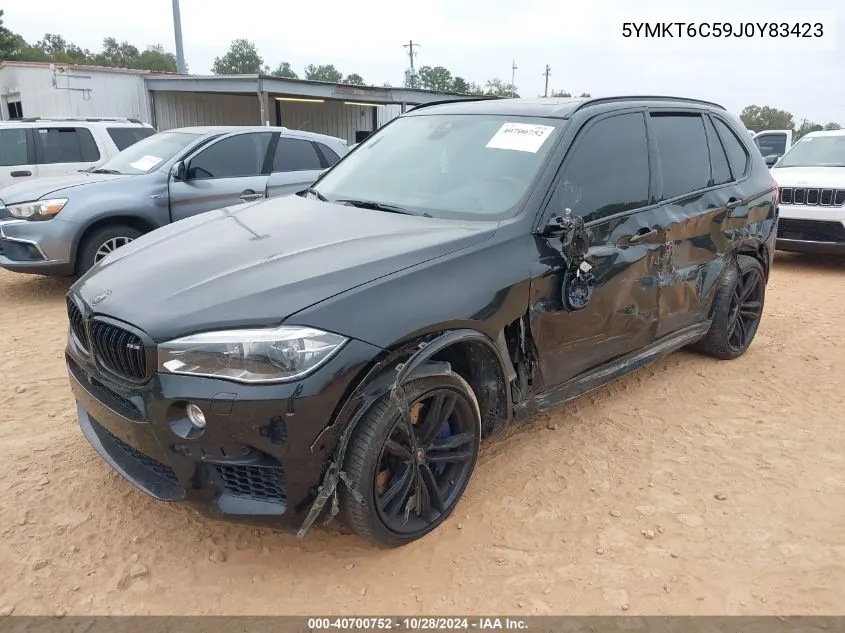 2018 BMW X5 M VIN: 5YMKT6C59J0Y83423 Lot: 40700752