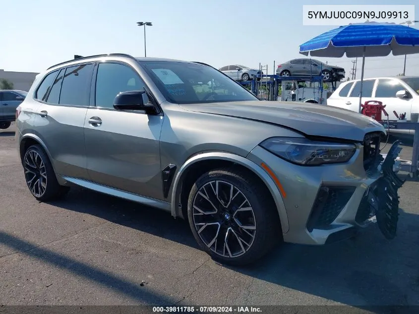 5YMJU0C09N9J09913 2022 BMW X5 M