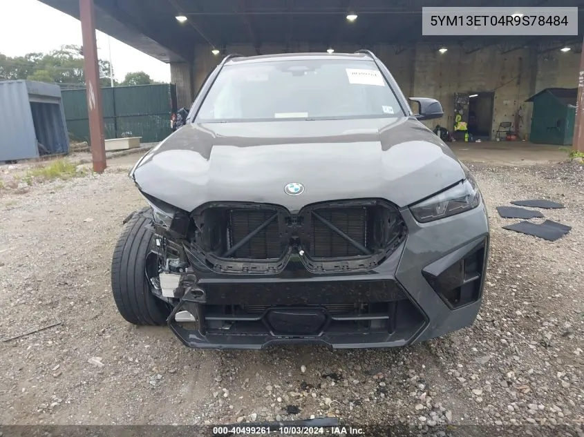 2024 BMW X5 M VIN: 5YM13ET04R9S78484 Lot: 40499261