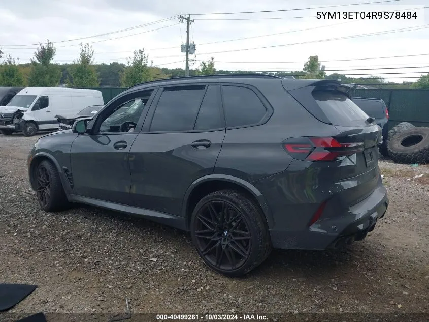 5YM13ET04R9S78484 2024 BMW X5 M