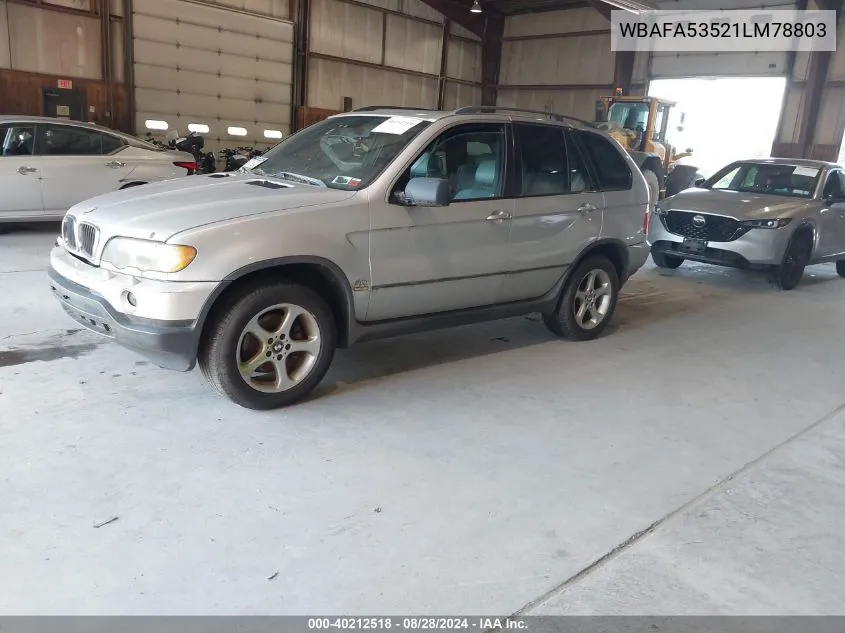 WBAFA53521LM78803 2001 BMW X5 3.0