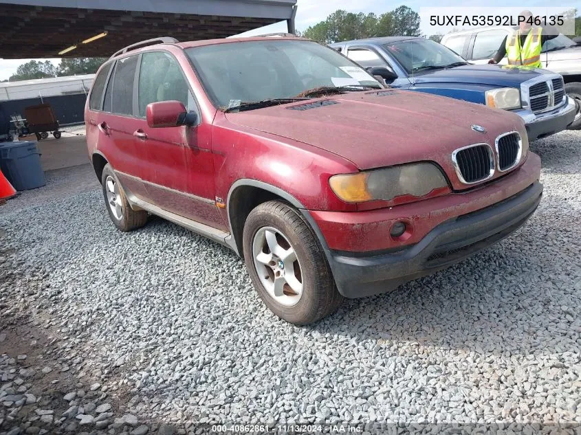 5UXFA53592LP46135 2002 BMW X5 3.0I