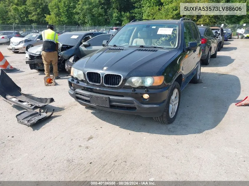 5UXFA53573LV88606 2003 BMW X5 3.0I