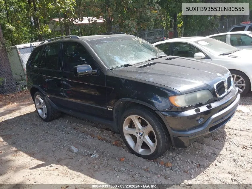 2003 BMW X5 4.6Is VIN: 5UXFB93553LN80556 Lot: 40397560