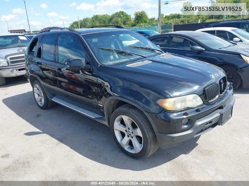 5UXFB53535LV19525 2005 BMW X5 4.4I