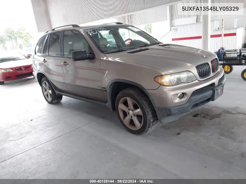 5UXFA13545LY05329 2005 BMW X5 3.0I