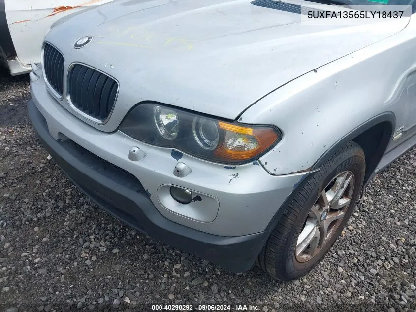 5UXFA13565LY18437 2005 BMW X5 3.0I