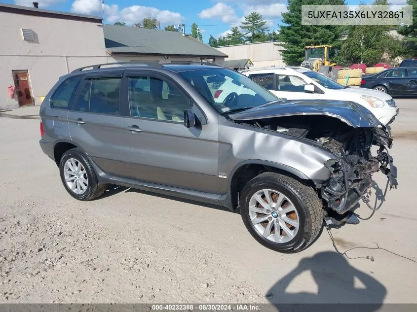 2006 BMW X5 3.0I VIN: 5UXFA135X6LY32861 Lot: 40232388