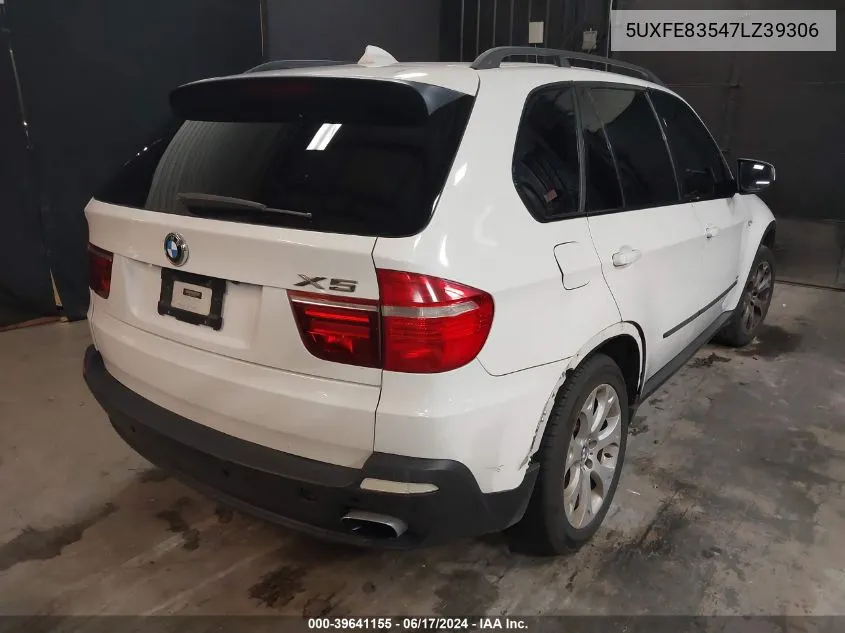 2007 BMW X5 4.8I VIN: 5UXFE83547LZ39306 Lot: 39641155