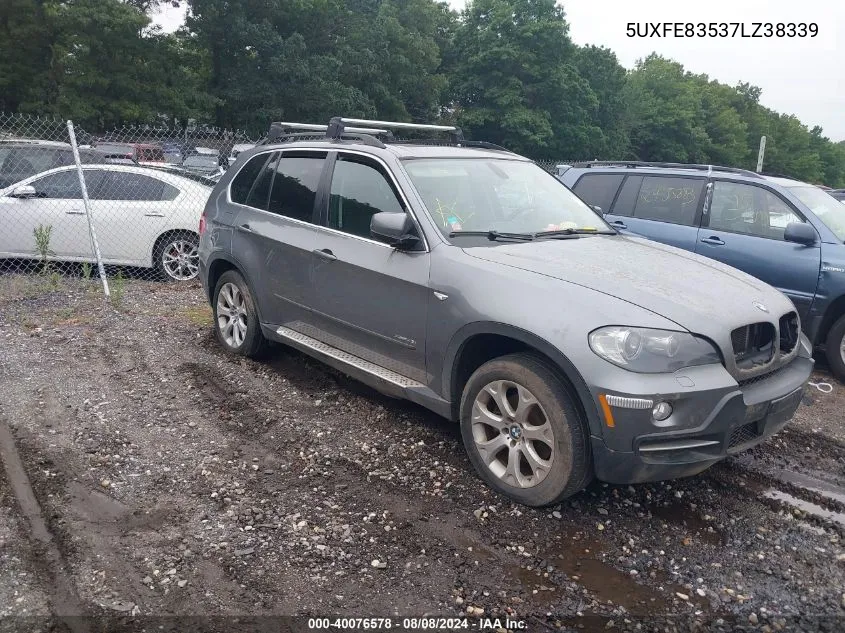 5UXFE83537LZ38339 2007 BMW X5 4.8I