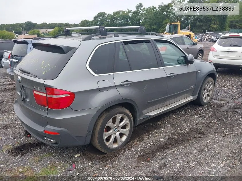 5UXFE83537LZ38339 2007 BMW X5 4.8I