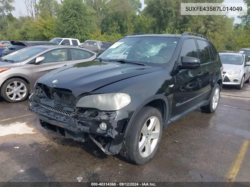 5UXFE43587L014049 2007 BMW X5 3.0Si